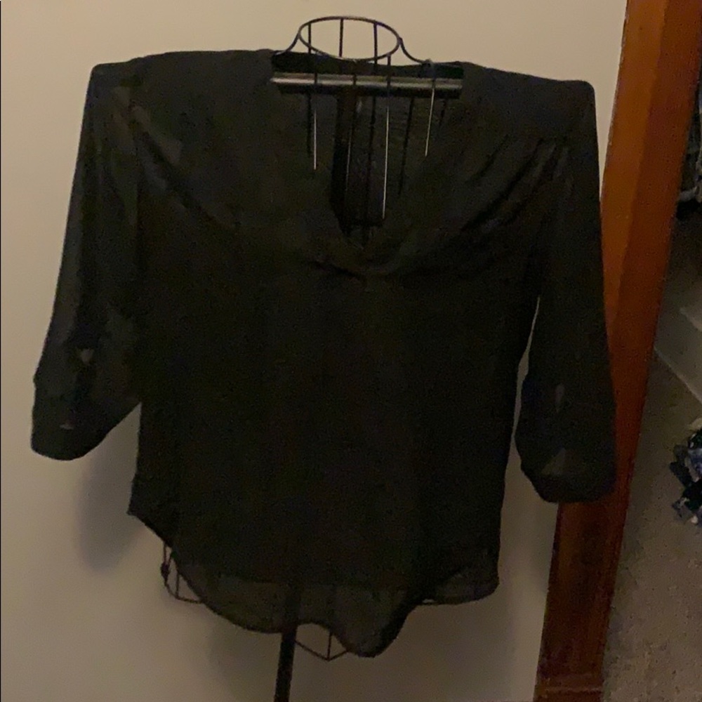 XL sheer dress shirt